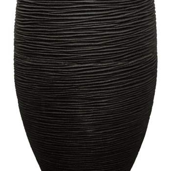 Vaas elegant deluxe Rib NL 40x60 zwart