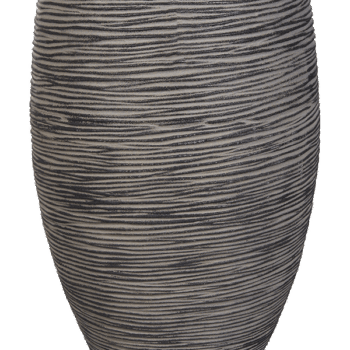 Vaas elegant deluxe Rib NL 50x72 antraciet