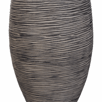 Vaas elegant deluxe Rib NL 56x85 antraciet