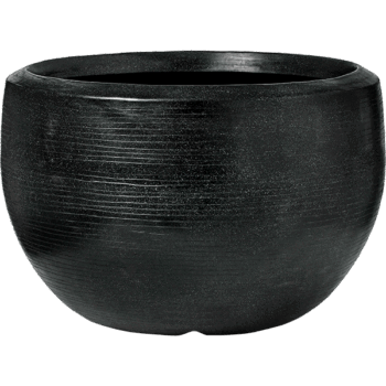 Vaas bol Arc Granite 132x90 zwart