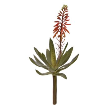 Aloe Vera Kunstplant  rood