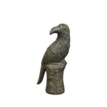 Figure Raven moss green D13x9 H30