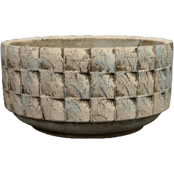 Bowl Jim white earth D20 H10