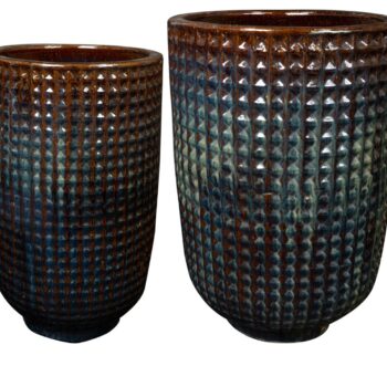 Vase set of 2 Maestro purple rain D44 H66