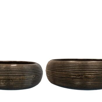 Bowl set of 2 Elise lead D48 H13
