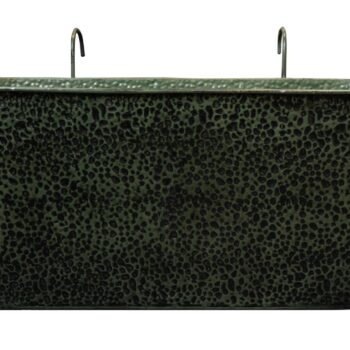 Balcony planter Jannik green D56x18 H30