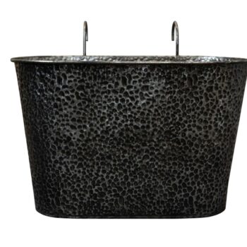 Balcony planter Jannik lead D35x18 H24