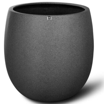 Cliff planter, Ø 49 cm, height 55 cm, granite anthracite