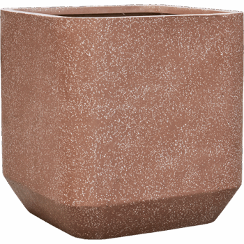 Baq Terrazzo Rounded Cube Mocha
