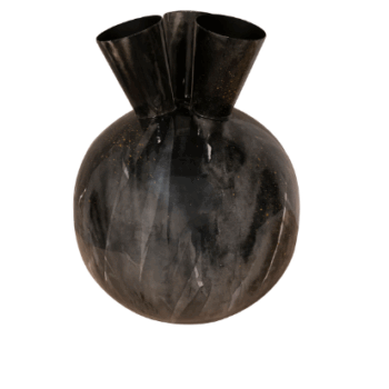 Tulips vase Shadow gold D33 H40