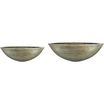 Boat set of 2 Rowen new green D40x14 H12