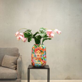 Blooming Namaste planter, set of 2, Ø 47/30 cm, height 62/43 cm