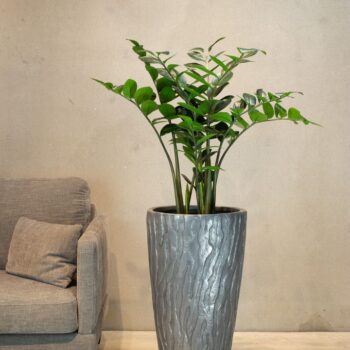 Talon floor vase, Ø 40 cm, height 75 cm, aluminum