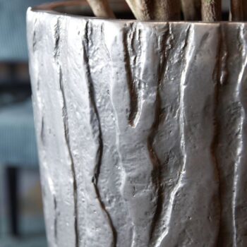 Talon floor vase, Ø 57 cm, height 120 cm, aluminum