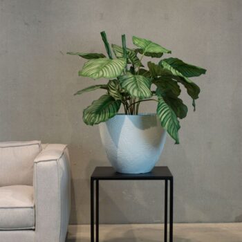 Flora planter, set of 3, Ø 54/44/37 cm, height 43/35/30 cm, white