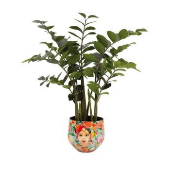 Blooming Namaste table jar, Ø 31 cm, height 29 cm, multicolor