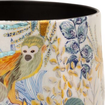 Cobalt Jungle table jar, Ø 23 cm, height 22 cm, multicolor