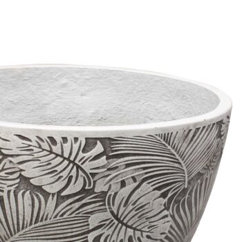 Flora planter, Ø 54 cm, height 43 cm, gray