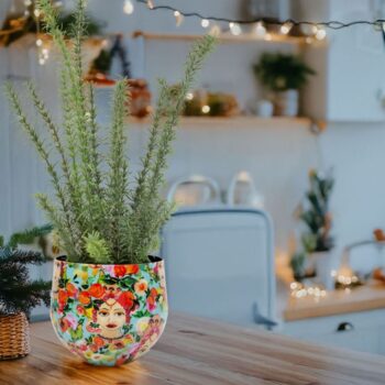 Blooming Namaste table jar, Ø 27 cm, height 25.5 cm, multicolor