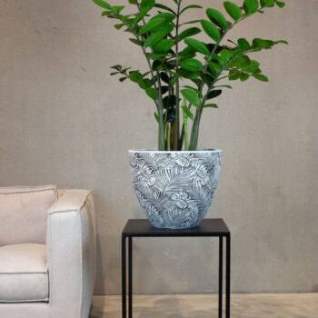 Flora planter, Ø 37 cm, height 30 cm, gray