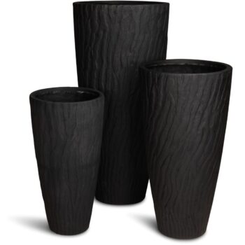 Talon floor vase, Ø 48 cm, height 90 cm, black
