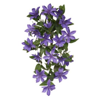 Clematis kunst hangplant  Blauw