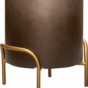 Baq Gradient Elevated Cylinder Low Matt Coffee ( + voet)