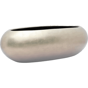 Baq Metallic Silver leaf Boat Matt Light Champagne