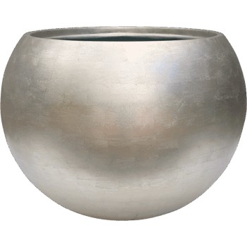 Baq Metallic Silver leaf Globe Matt Light Champagne (with liner)