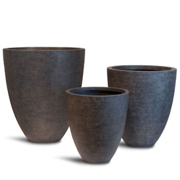 Cloud planter, Ø 42.5 cm, height 48 cm, anthracite