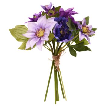 Clematis zijden Boeket  lila
