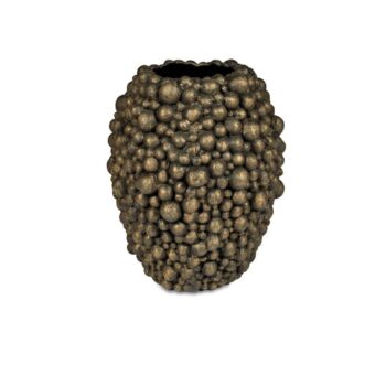 Globo Vase Antique Gold