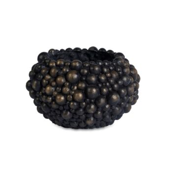 Globo Round Bowl Antique Gold