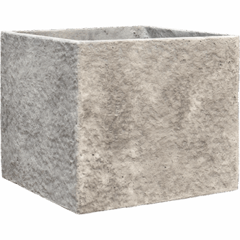 Coast Mountains Square Planter Dusty Grey