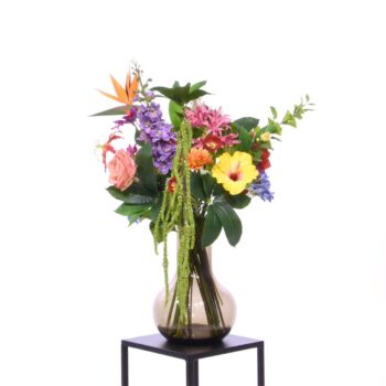 Handgebonden Kunstboeket Sienna Valencia Kleurrijk