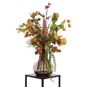 Handgebonden Kunstboeket Savannah Amsterdam - Oranje