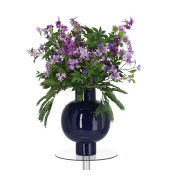 Handgebonden kunstboeket Violet Vienna