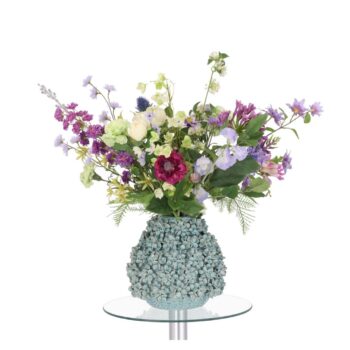 Handgebonden Kunstboeket Violet Boekarest