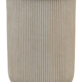 Baq Vertical Rib Cylinder Beige 45x